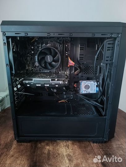 Игровой пк Ryzen 5600G/Gtx 1050ti/16 gb