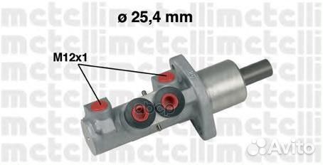 Цилиндр тормозной 050606 Metelli