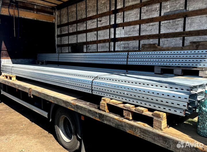 Складские стеллажи паллетные Солос б/у лот 1379