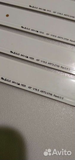 Подсветка UHD V16.5 LG 49 lc490due-FJ 49UH603V