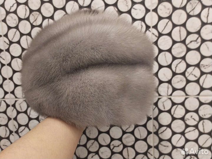 Шапка норковая женская бу