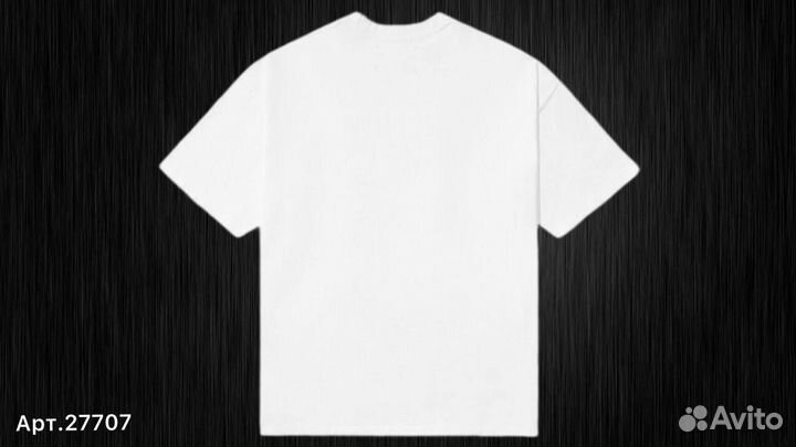 Maison margiela футболка белая принт (лого) 40(XXS)