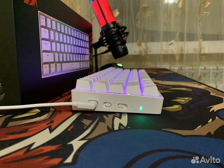 Механическая клавиатура Redragon Draconic новая