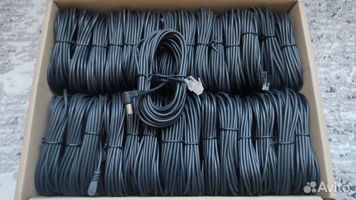 Кабель питания телеф. с ethernet инжектора на джек