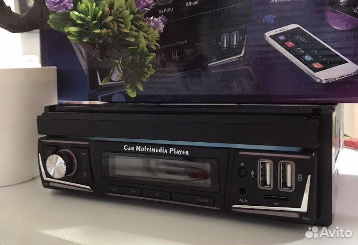 Магнитола Pioneer.ok 733 с выдвижным экраном