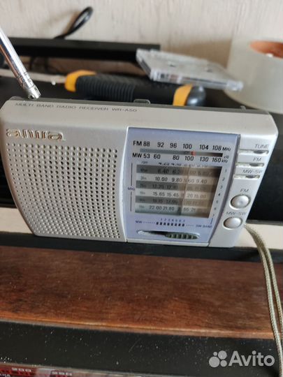 Аудио аппараты, микрофоны, кассеты, приемник