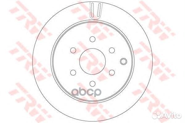 Диск тормозной задний nissan pathfinder (R51)