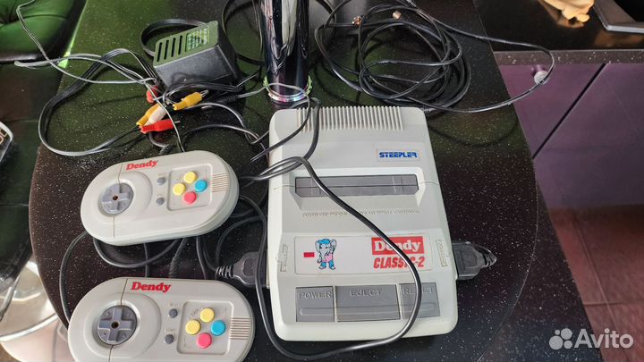 Картриджи dendy и оригинальная приставка