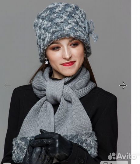 Шапка из экомеха р 59 новая под каракуль