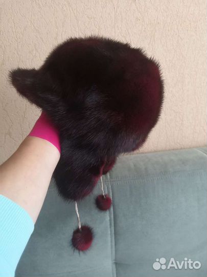 Шапка норковая женская