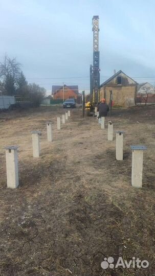 Забивные сваи для фундамента