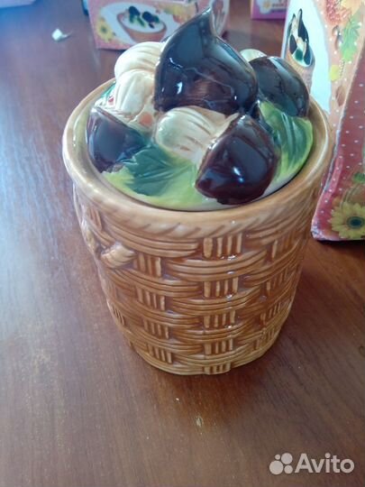 Банка для сыпучих продуктов Dream willage Грибы