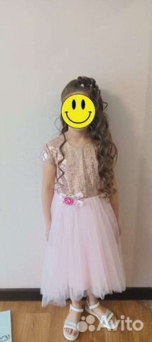 Платье для девочки 140 новое одевали 1 раз объявление продам