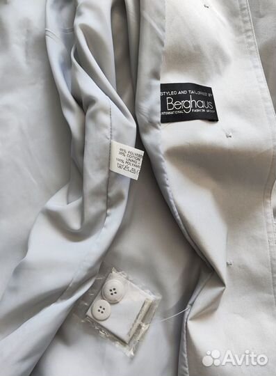 Плащ Berghaus оригинал новый винтаж 52+ тренч