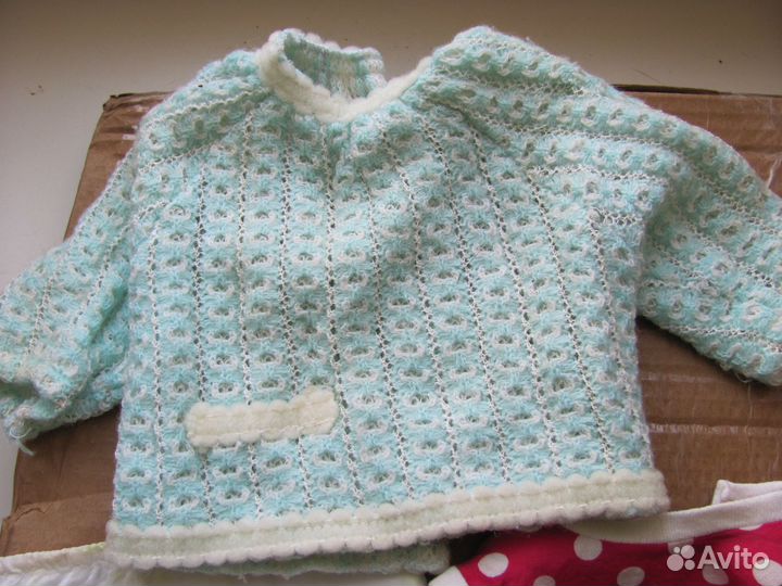 Одежда и туфли родные для куклы гдр 60 см