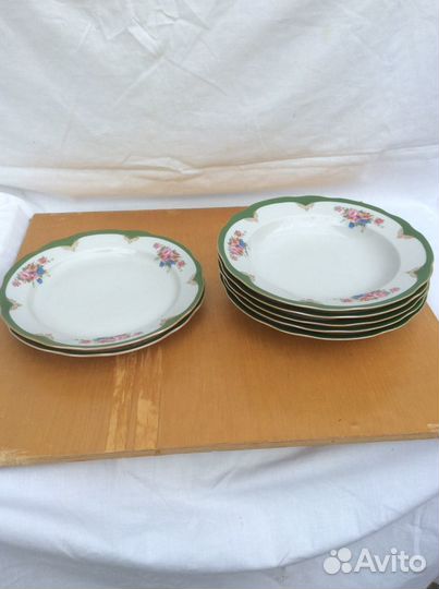 Тарелки Дулево б/у