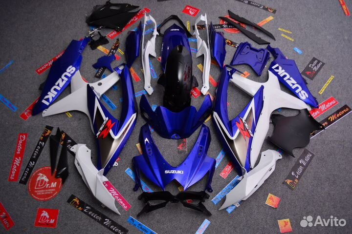 Suzuki gsxr 600 750 k8 k9 08 09 2008 2009 пластик