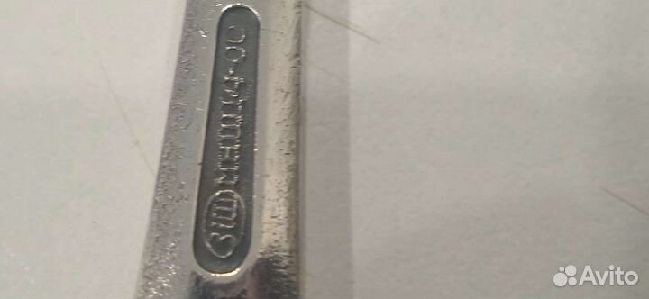 Набор 6 столовых ложек мельхиор