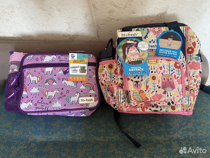 Нарядные детские рюкзаки сумки-холодильники из США