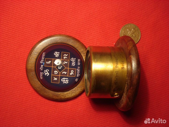 Компас London Бронза Морской Сандал Ост Индийская