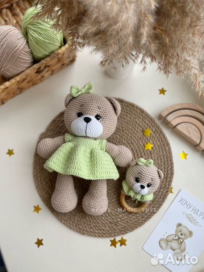 Вязаный мишка