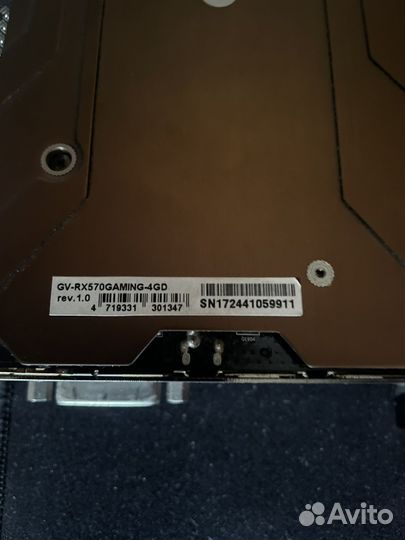Видеокарта rx 570 4gb