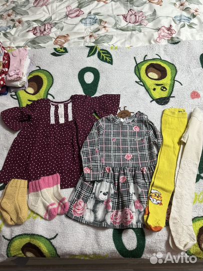 Детские вещи пакетом на девочку 80-86