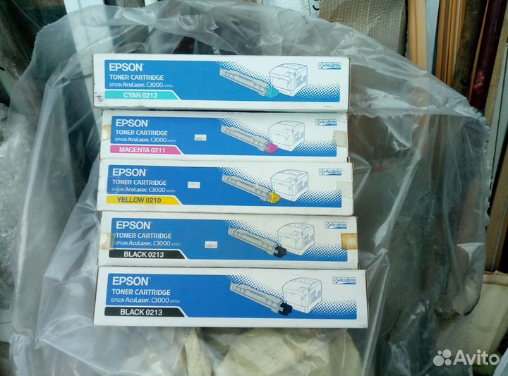 Тонер-картридж epson Aculaser C3000 черный C13S050