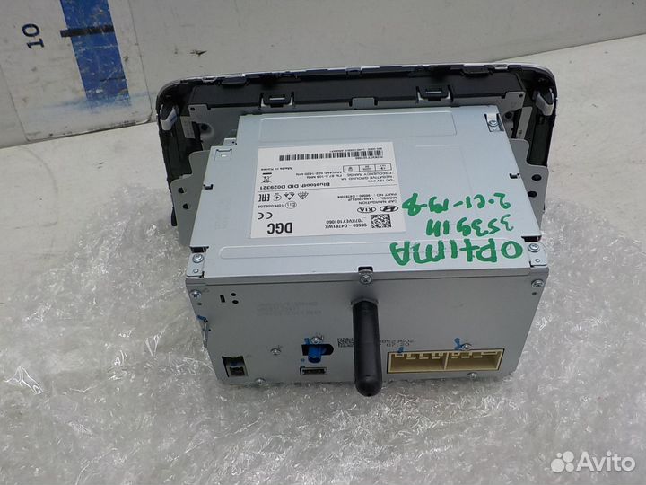 Магнитола Kia Optima IV GT Line 2015