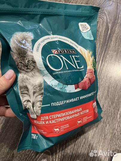 Корм для кошек purina one