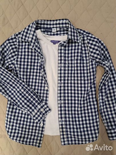 Рубашка для мальчика 128