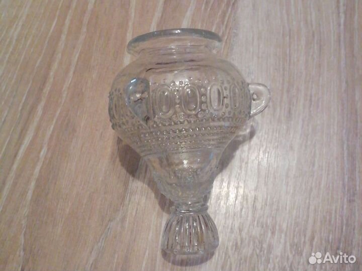 Старинная лампада подвесная (стекло)