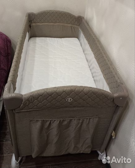 Детская кроватка приставная для новорожденных