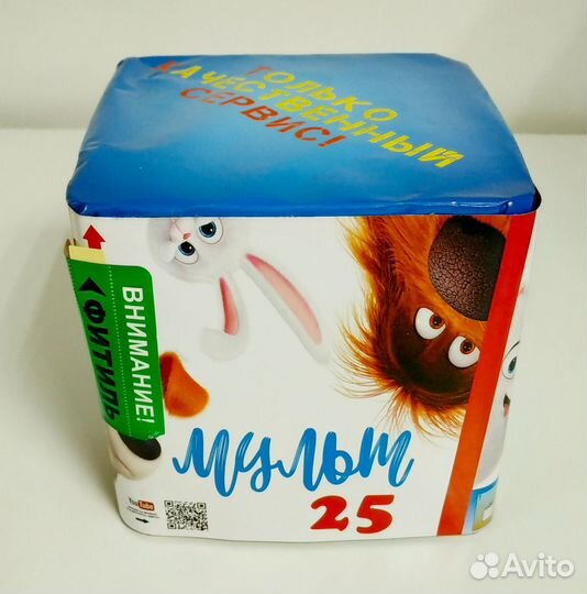 Салют 25 ярких залпов Фейерверк «Мульт 25»