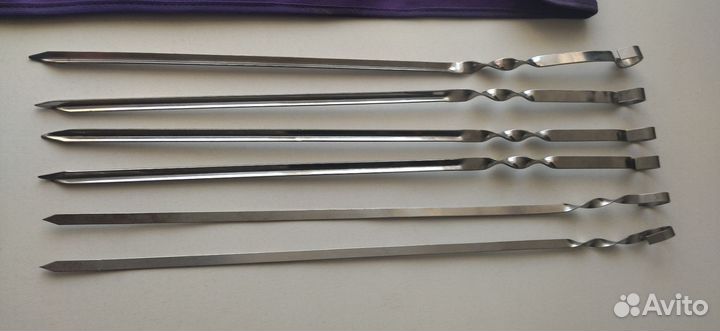 Шпажки для шашлыка стальные