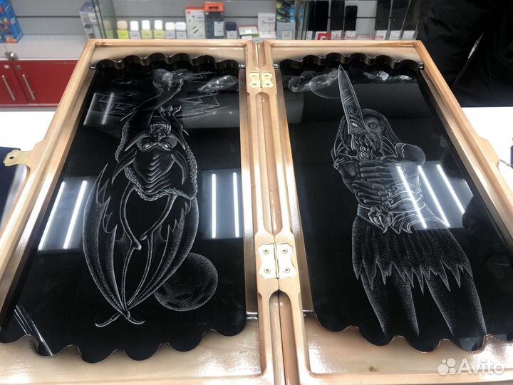 Нарды резные ручной работы