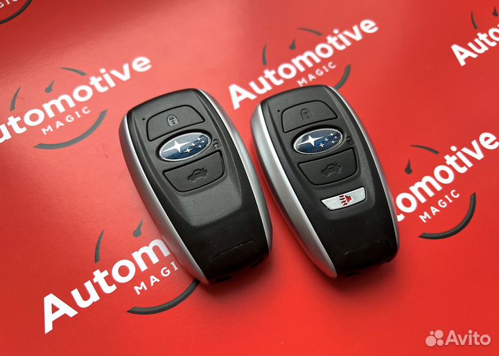 Ключ зажигания Subaru с привязкой в автомобиль