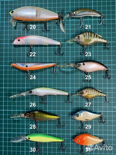 Воблеры Bassday, Yo-Zuri, Lucky Craft, Asakura