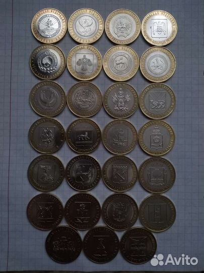 Юбилейные монеты серии Российская Федерация