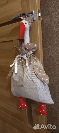 Кукла тильда,Пакетница гусыня из ткани