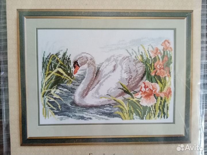 Схема для вышивания Белый лебедь