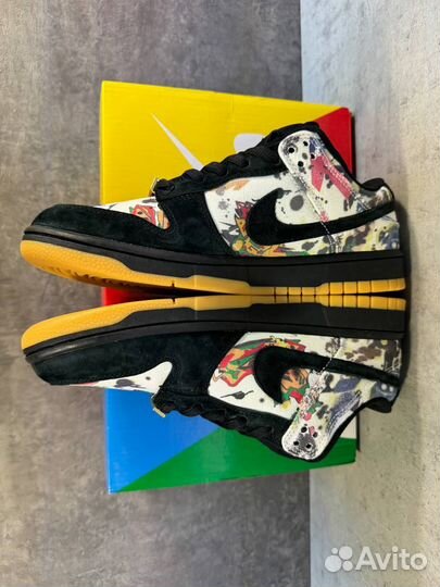 Кроссовки Supreme X Dunk Low SB Rammellzee