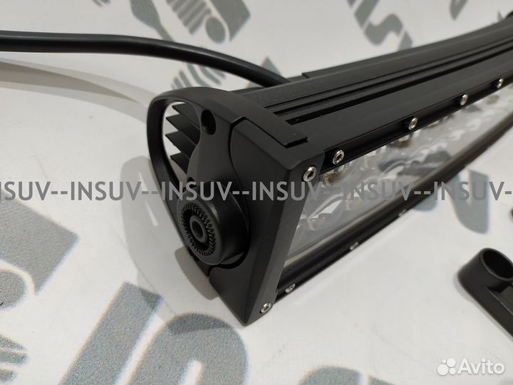 Светодиодная фара (балка) 120W линзы,изогнутая