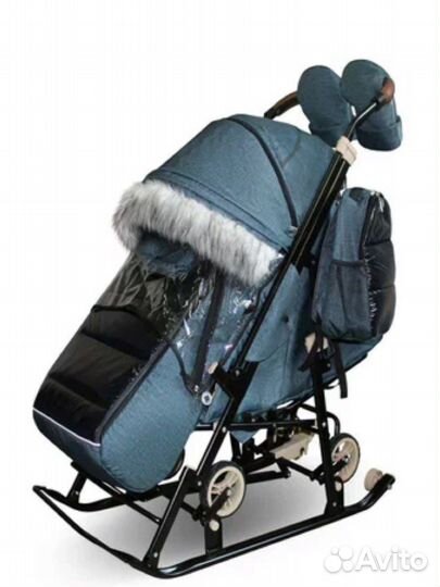 Санки-коляска новые
