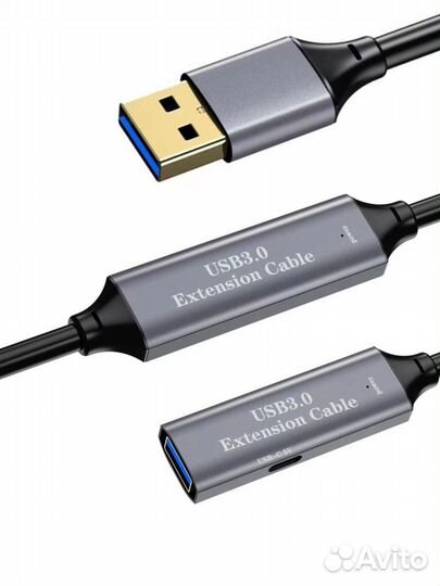Кабель активный USB 3.0 на 30 метров
