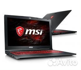MSI 15.6 i5-7300HQ 4яд4пт gtx1050ti/4 16Gb SSD+HDD