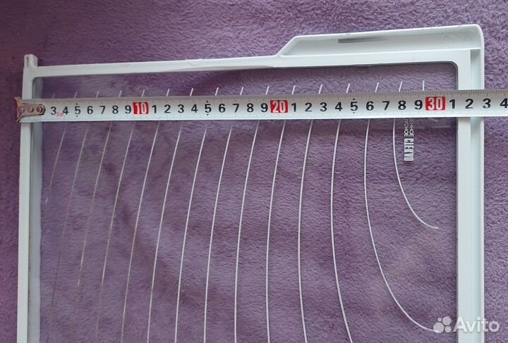 Полка для холодильника из закаленного стекла