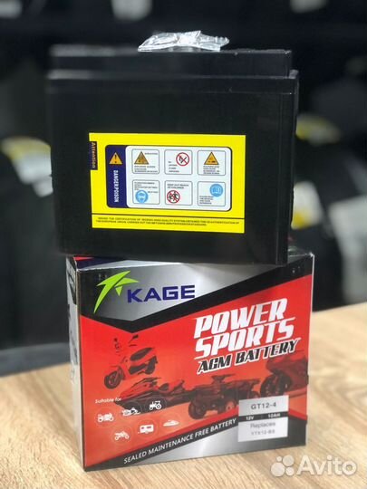 Аккумулятор мото AGM Kage YTX12