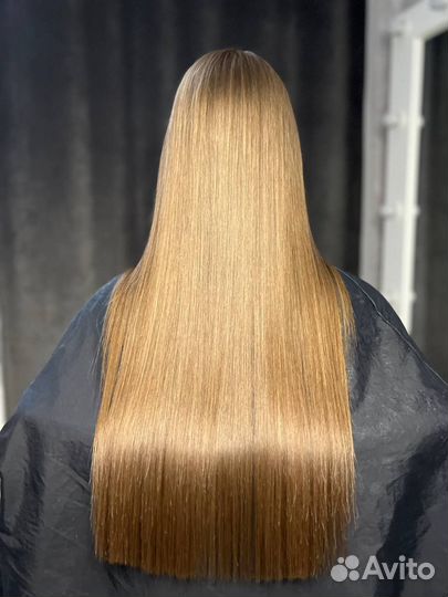 Кератиновое выпрямление, ботокс, шлифовка волос