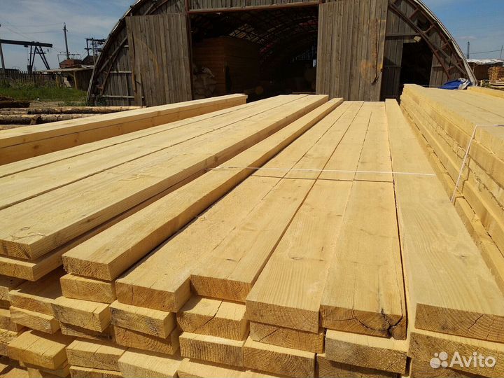 Доска обрезная 50х150х6000. Пиломатериалы